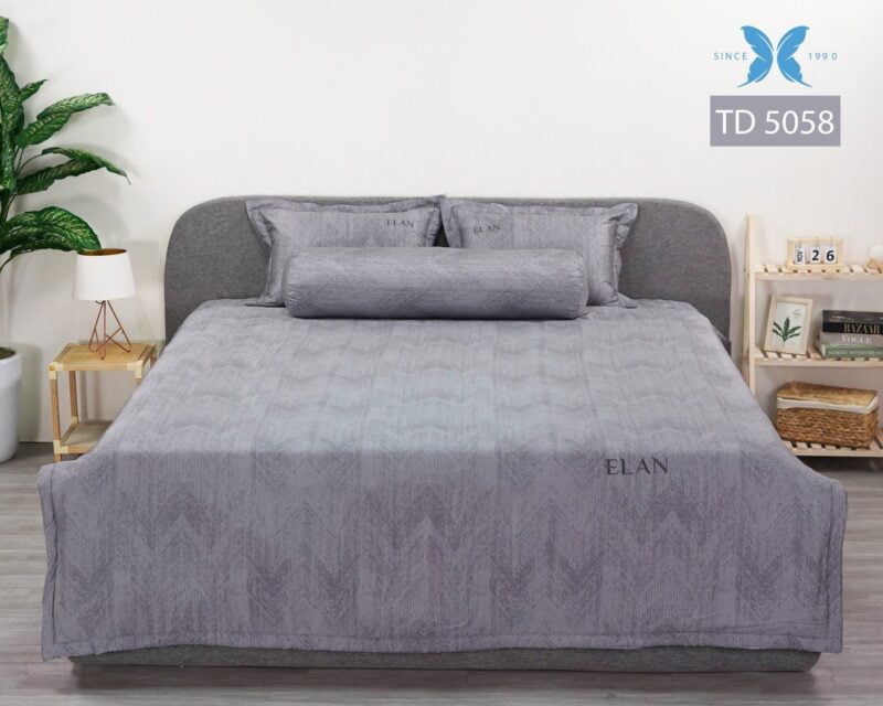 Chăn bốn mùa Tencel in cao cấp TD5058