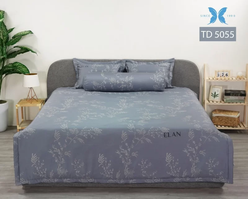 Chăn bốn mùa Tencel in cao cấp TD5055