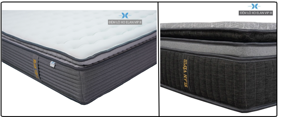 Elan VIP II vs. VIP III: Cuộc Đối Đầu Giữa Hai "Siêu Phẩm" Lò Xo Túi Cao Cấp Tại Elan Đà Nẵng