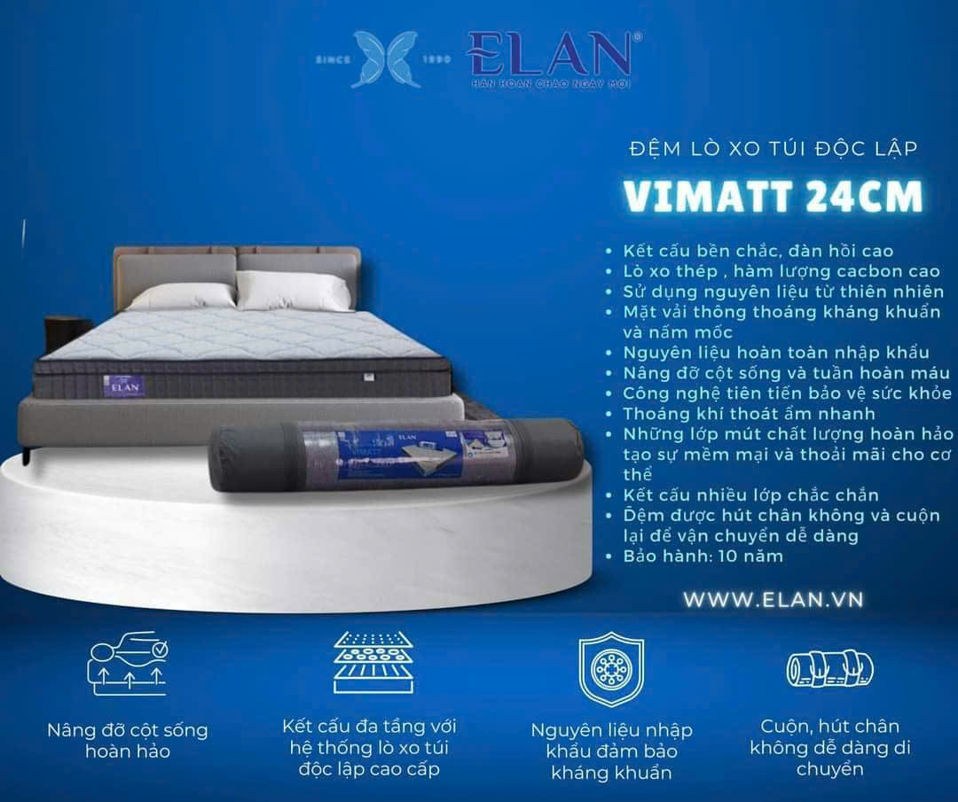 Nâng Tầm Trải Nghiệm Khách Sạn Với Đệm Lò Xo Túi Cao Cấp Từ Elan Đà Nẵng