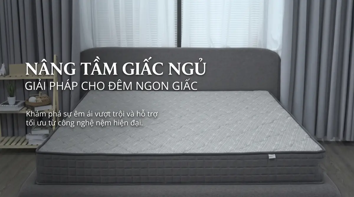 Đệm Lò Xo Túi Độc Lập 24cm Sang Trọng, Nâng Đỡ Hoàn Hảo