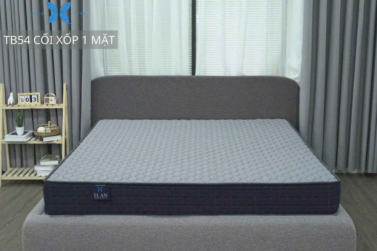 Cấu Tạo Đệm Lò Xo Elan Vải Xốp Gấm TB 054 Có Gì Nổi Bật?