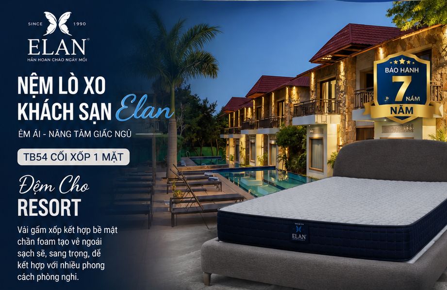 Đệm Lò Xo Elan TB 054 – Giải Pháp Tiết Kiệm Cho Chủ Đầu Tư