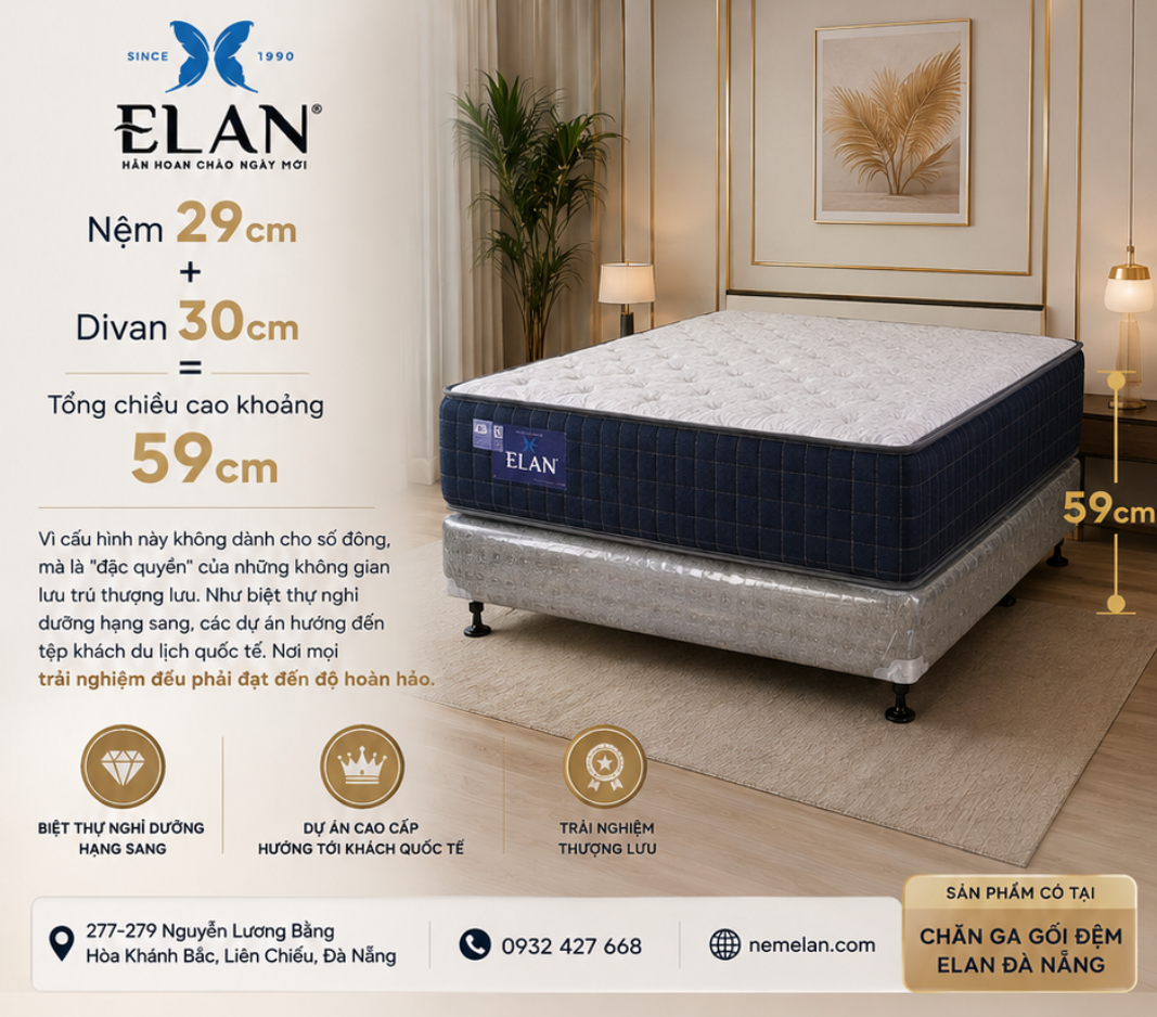 Divan Elan – Giải Pháp Đồng Bộ Nệm Và Kệ Giường Cho Phòng Ngủ Gia Đình Và Dự Án