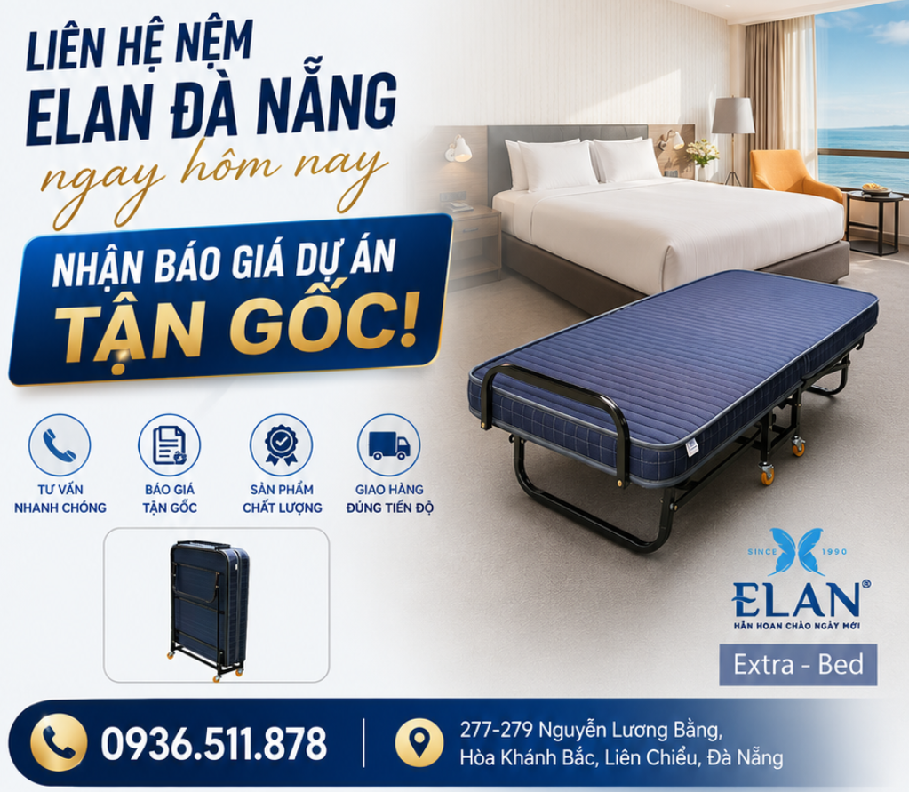 Giường Phụ Extra Bed ELAN – Giải Pháp Từ ELAN Đà Nẵng