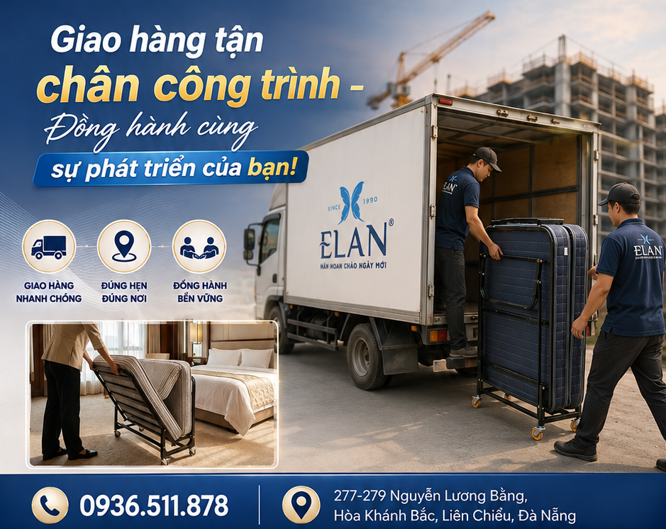 Giường Phụ Extra Bed ELAN – Giải Pháp Từ ELAN Đà Nẵng
