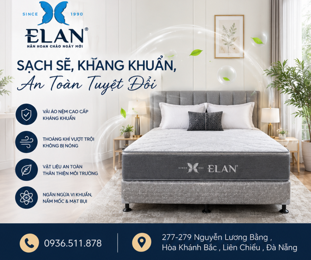 Nệm Foam Đa Tầng II Elan – Tăng Sự Thoải Mái Cho Không Gian Nghỉ Dưỡng
