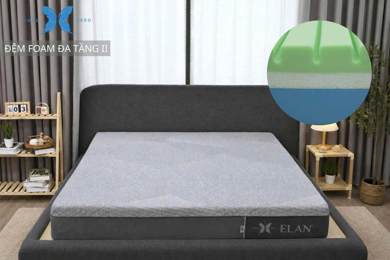 Tại Sao Nệm Foam Đa Tầng Elan Lại Lắng Nghe Cơ Thể Bạn Khéo Đến Thế?