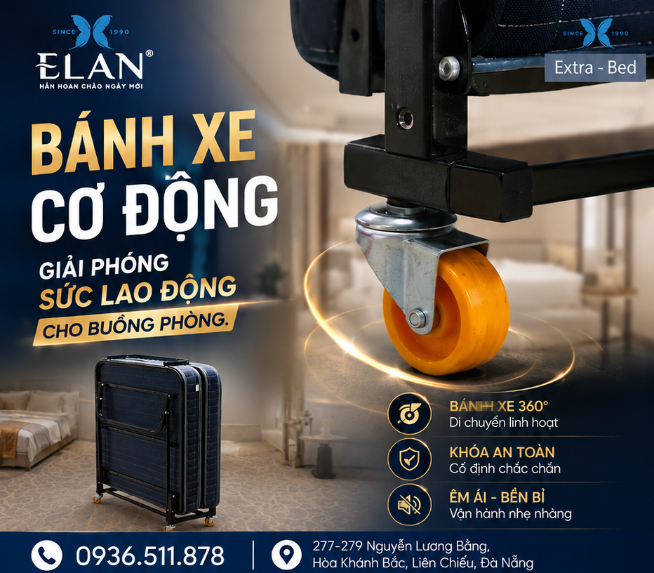 Tìm Hiểu Chi Tiết Với Sản Phẩm Giường Phụ Extra Bed ELAN